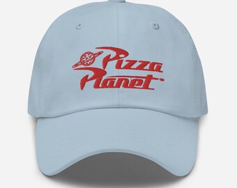 Pizza Planet Embroidered Baseball Hat “Dad” hat Colors Free  Shipping Pizza Planet Pixar Toy Story