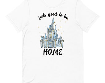 Feels Good to be Home Cinderella's Castle T-Shirt