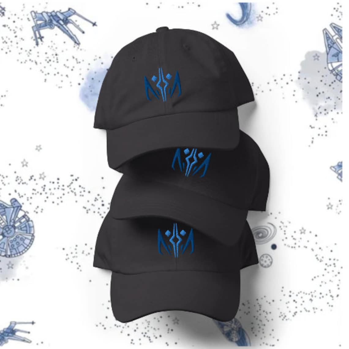 Ahsoka Fulcrum & Rex Symbols Embroidered Baseball Hat dad Etsy