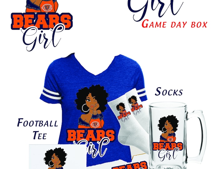 It's me Chicago Bears Football Set- Football shirt-Game day shirt- Football Season -Women's football shirt-Football graphic tee- tailgate