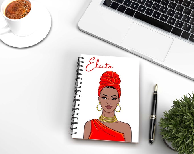 Order of Eastern Star Notebook, OES Notebook 5.5" x 8.5, OES, Journal, Black Girl Journal, Journaling, OES