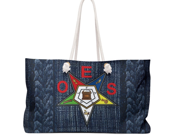 OES eastern star, sisterhood Weekender Bag