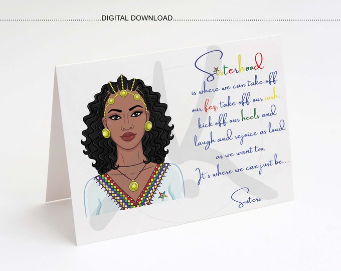 Sisterhood 2- OES Blank Card