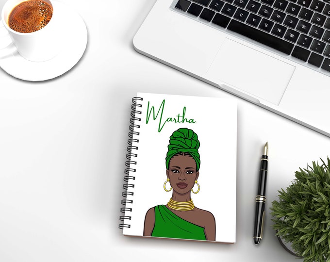 Order of Eastern Star Notebook, OES Notebook 5.5" x 8.5, OES, Journal, Black Girl Journal, Journaling, OES