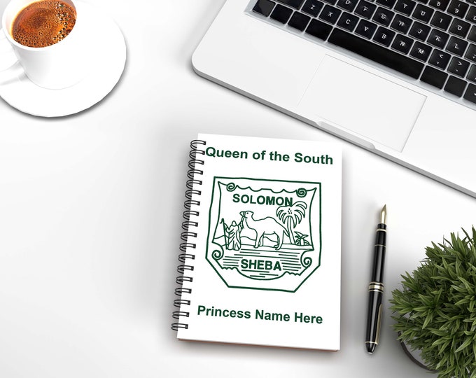 Queen of the South, Order of Eastern Star Notebook, OES Notebook 5.5" x 8.5, OES, Journal, Black Girl Journal, Journaling, OES