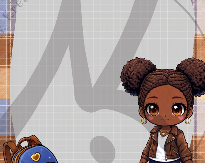 Chibi Cozy Notepad, Stationery (Digital Download