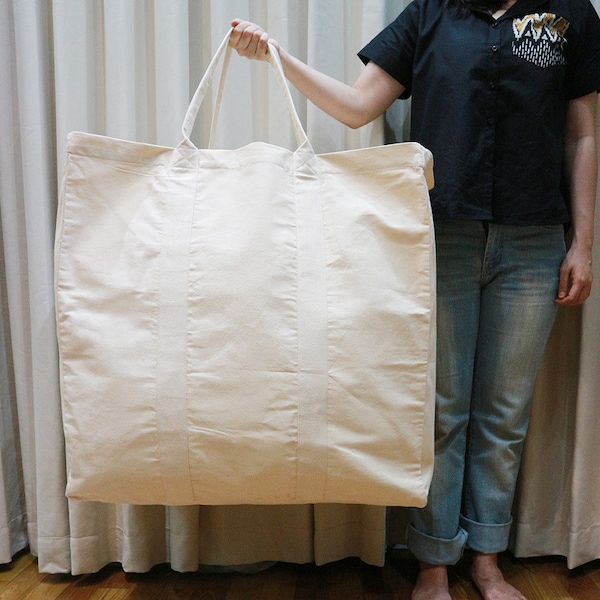 Maximo Bag / Segeltuchtasche / Einkaufstasche / Einkaufstasche Schwerlast bis 25 kg / Wäschetasche / Jumbo-Tasche / Super Big Bag