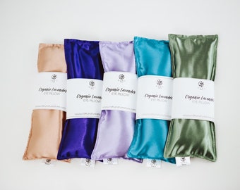 Größere Satin Augenkissen für Wärmetherapie, Aromatherapie!