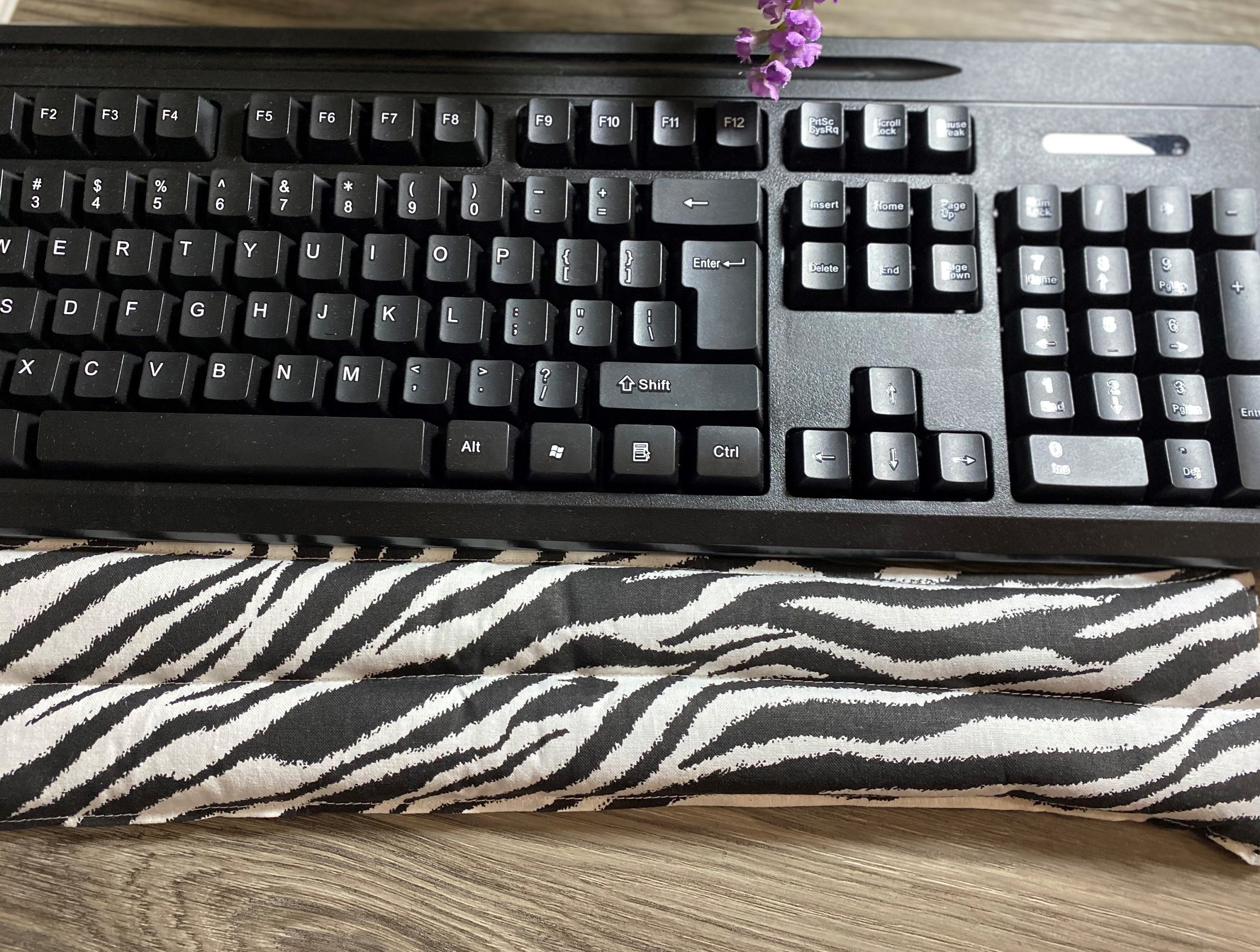 Zebra Print Keyboard Wrist Rest and Mouse Wrist Rest Set. Etsy