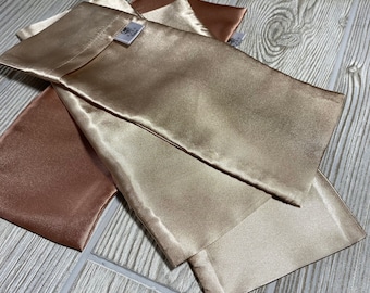 Fundas de satén para almohadas oculares