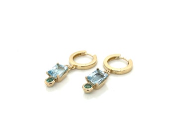 Huggie Dangle Earrings
