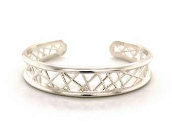 The Connection Cuff, Sterling Silver