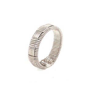 Classic Band Wire Woven Ring image 4