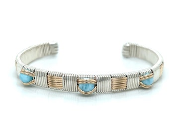 Elite Classic Larimar Cuff