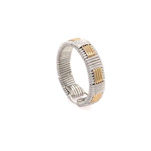 Classic Band Wire Woven Ring image 1