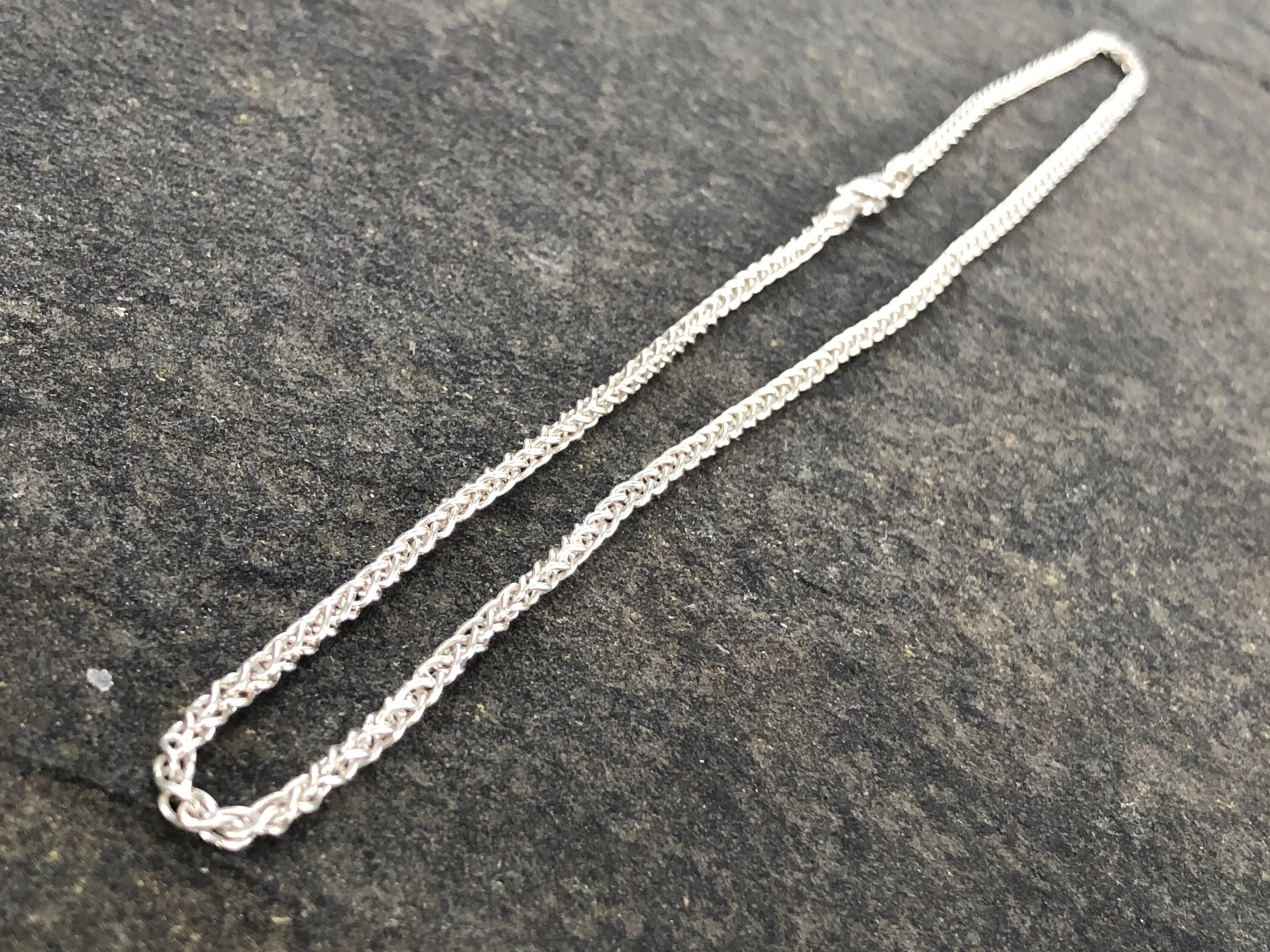 26 Zoll * - Sterling Silber-Made Italien Weizen Kette 1.5 mm * Breite 26 Zoll * - Sterling Silber-Made Italien Weizen Kette 1.5 mm * Breite