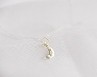 Collana con luna in argento sterling