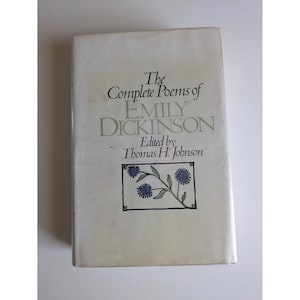 Kompletne wiersze Emily Dickinson - 1960 Little, Brown - Kolekcja w twardej oprawie - American Poetry Library Decor Staging 60s Book