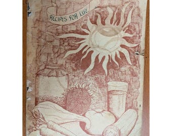 Ricette per la vita della Dott. ssa Ann Wigmore - Prima edizione 1978, Rising Sun - Anni &#39;70 Hippie Raw Vegetables Vegan Food Cookbook Health Guru Anni &#39;70 Anni &#39;60