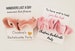 Bachelorette Party Favor Scrunchie | Hair Ties | To Have and To Hold Your Hair Back | Personalized Bachelorette Party Favor | Blush