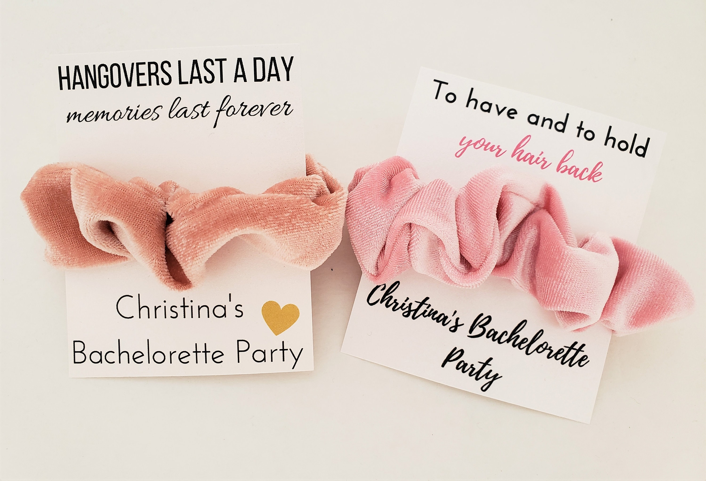 Bachelorette Party Gifts Scrunchies Bridesmaid Gifts Bridesmaid Hair Scrunchies Accessoires Haaraccessoires Strikken & Elastiekjes To Have And To Hold Your Hair Back 