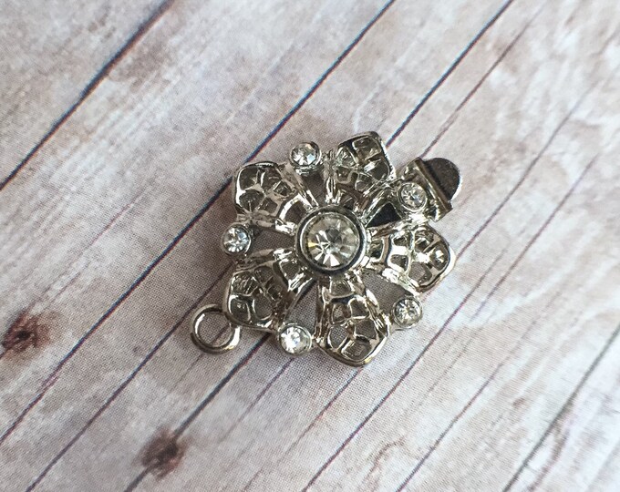 1 Set Vintage Style Tarnish Resistant Silver Tone Rhinestones - Etsy