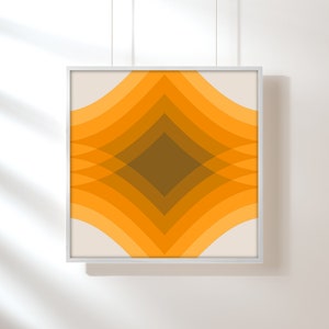 Maize Stack Op Art Print