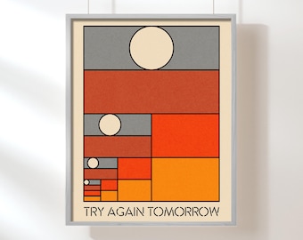 Try Again Tomorrow Art Print