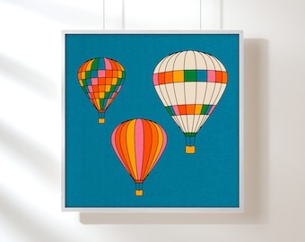 Balloon Race Art Print