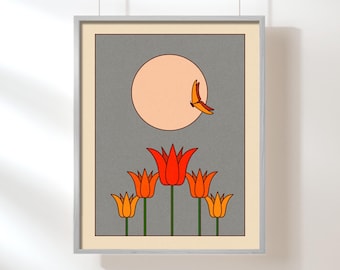 Spring Moon Art Print