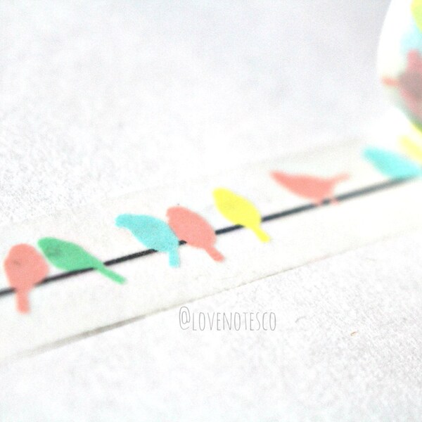 Song Birds Washi Tape (10M)