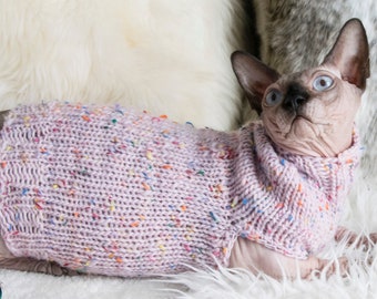 Pastel Cat Sweater 80s Metallic Knit Kitten Sweater Fairy Kei - Etsy