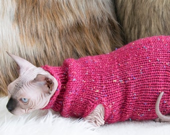 Soft wool sweater, soft cat sweater, soft sphynx sweater, wool cat sweater, wool cat clothes, warm cat sweater, warm sphynx sweater