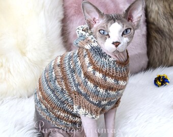 Cat sweater, sphynx sweater, cat clothes, sphynx clothes, sweater for sphynx, sweater for cat, sphynx cat sweater, pet clothing, sphynx, cat