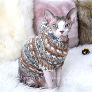 Cat sweater, sphynx sweater, cat clothes, sphynx clothes, sweater for sphynx, sweater for cat, sphynx cat sweater, pet clothing, sphynx, cat