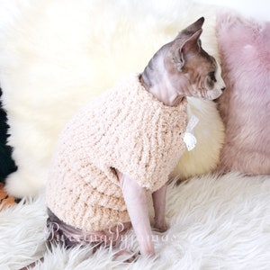 Pull Pour Chat Pull Sphynx Vetements Pour Chats Vetements Etsy