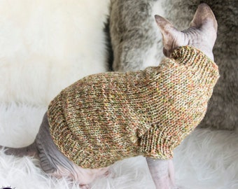 Sphynx cat clothes, sphynx cat sweater, sweater for sphynx, soft sphynx sweater, soft cat sweater, pet clothes, cat clothing, cat lover gift