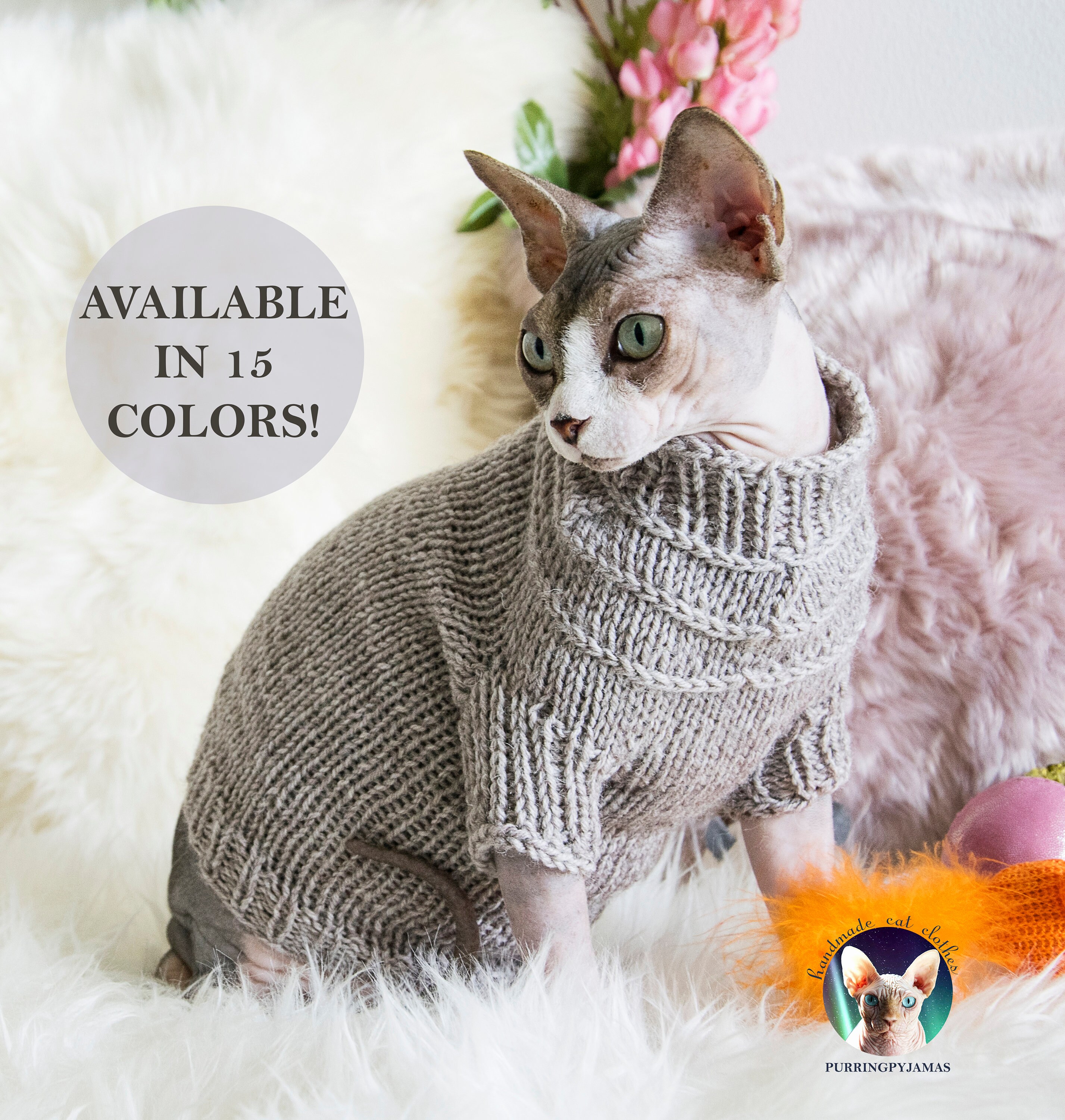 Sphynx Clothes Sphynx Sweater Cat Shirt Cat Sweater Etsy Australia