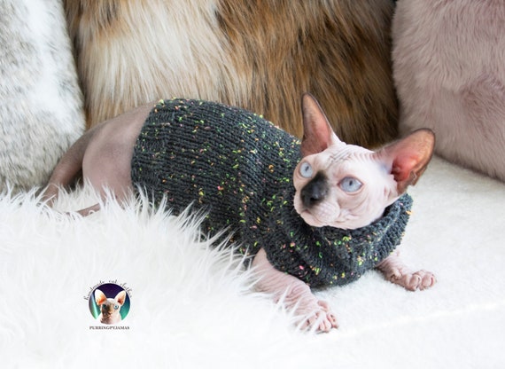 Soft Cat Clothes Cat Clothing Sphynx Clothes Soft Sphynx Clothes Tweed Cat Clothes Soft Cat Sweater Soft Sphynx Sweater Sphynx Gift Etsy