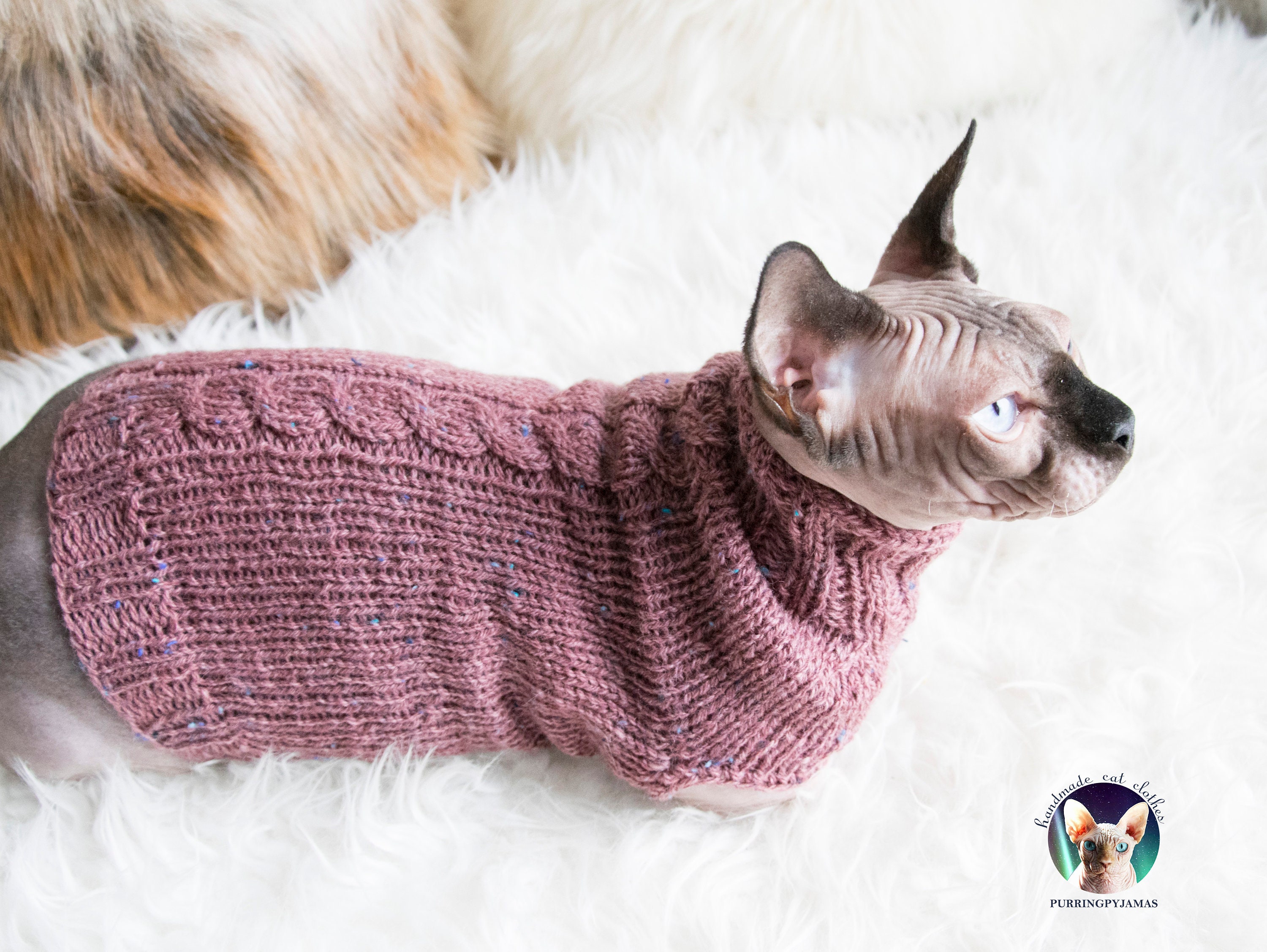 Pink deals cat sweater
