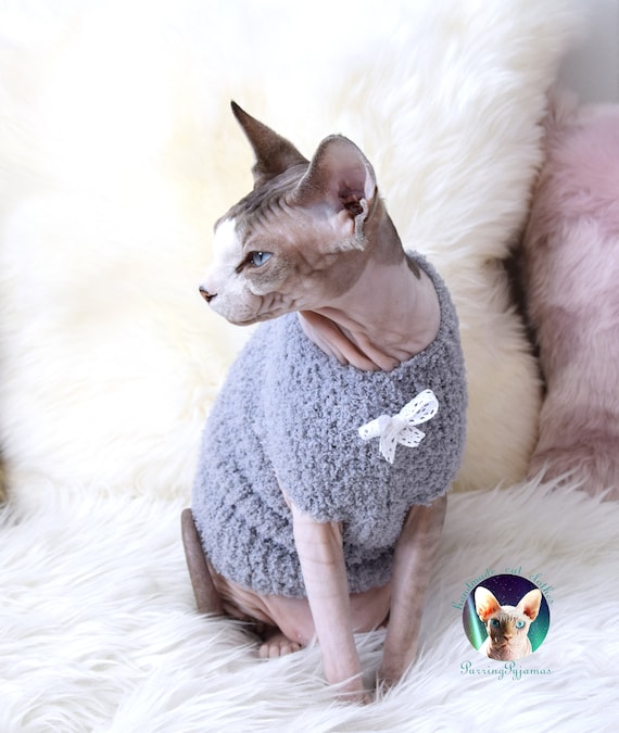 Verwonderlijk Kat trui Sphynx trui kat kleren Sphynx kleding trui voor | Etsy FL-51