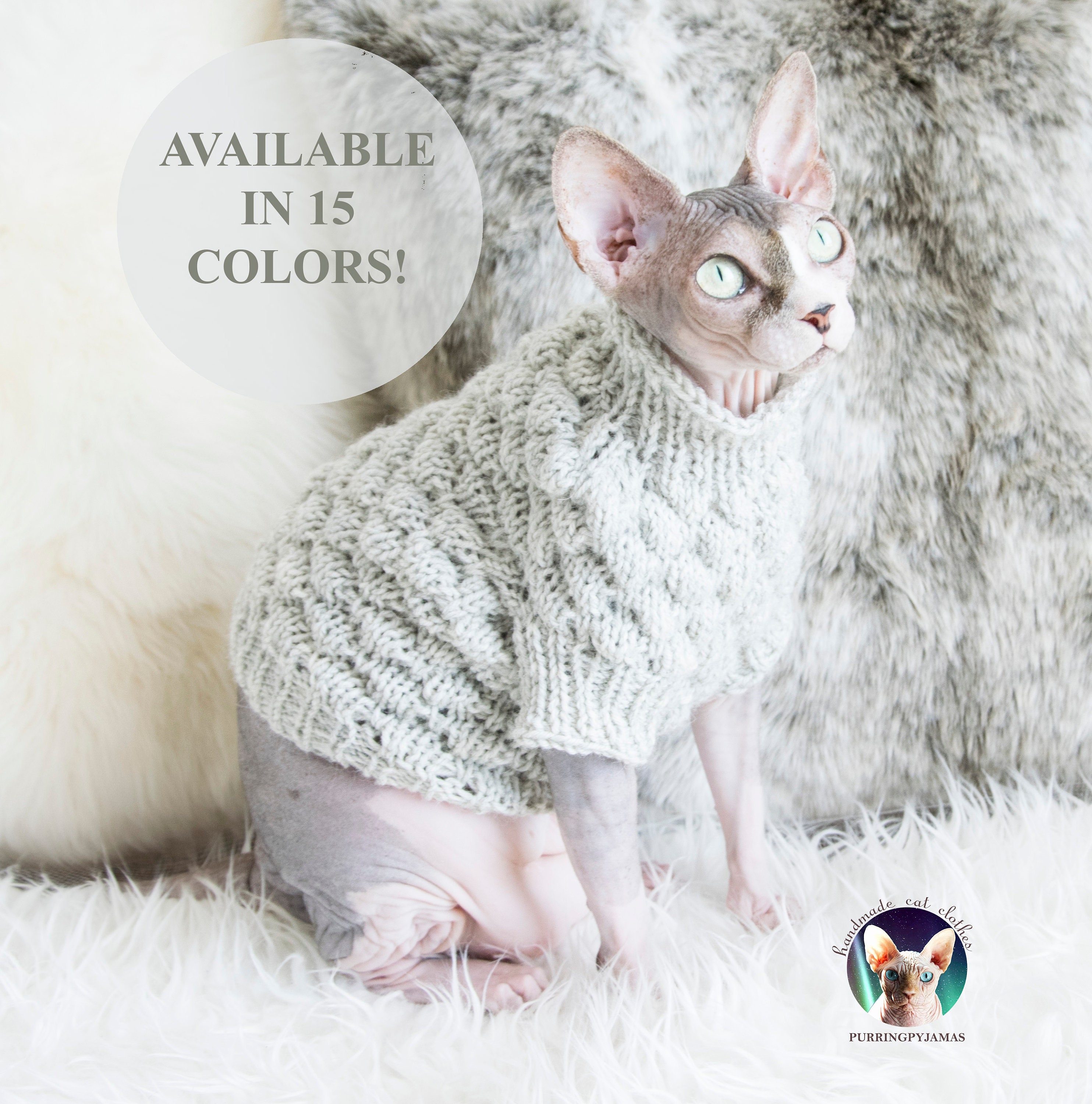 Cat wool clearance sweater