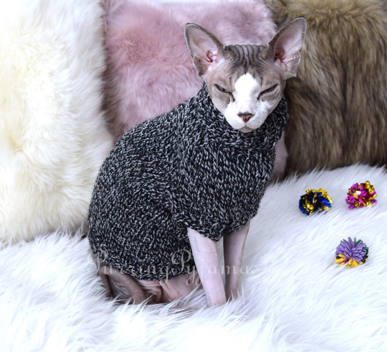 Cat sweater sphynx sweater cat clothes sphynx clothes Etsy