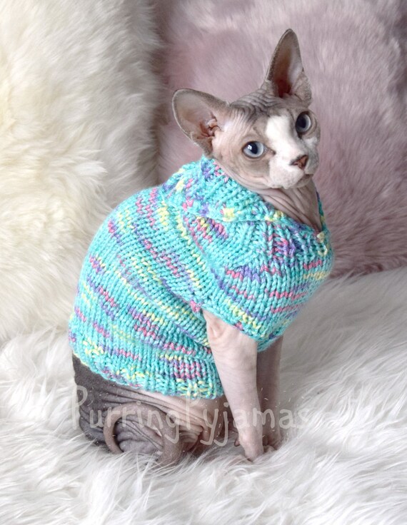 Pull De Chat Pull Sphynx Vetements De Chat Vetements De Etsy