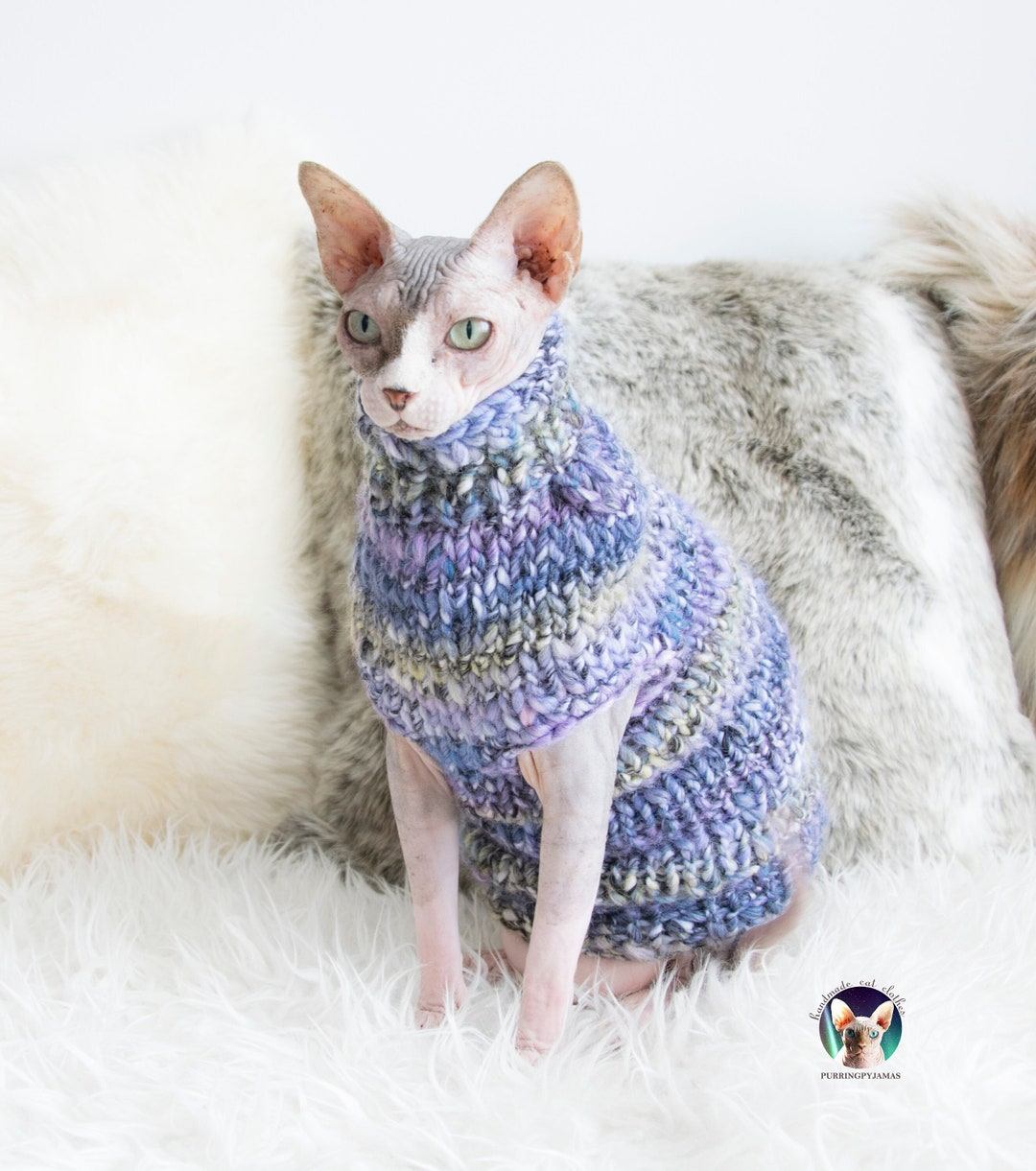 Wool Sphynx Sweater Wool Cat Sweater Wool Sphynx Clothes Etsy