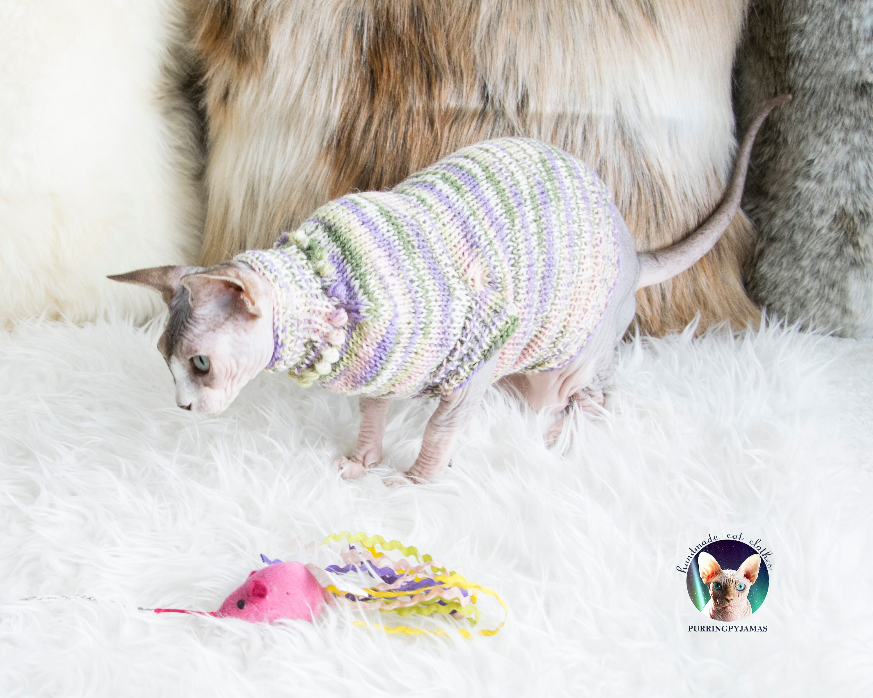 Wool Sphynx Sweater Sphynx Cat Clothes Wool Sphynx Clothes Etsy UK