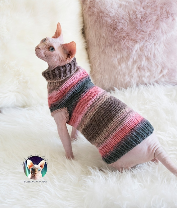 Soft Sphynx Sweater Sphynx Sweater Sweater for Sphynx Cat Etsy