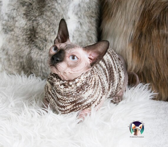 Sueter de gato a rayas camisa de gato a rayas sueter suave para gato sueter suave para esfinge camisa suave para gato ropa suave para esfinge ropa suave para gato Etsy