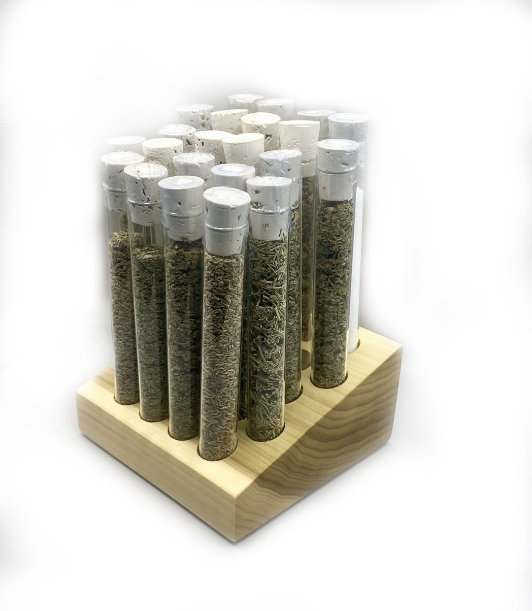 22 Glass Tube SPICE RACK Coffee Rack Sand Rack - Etsy