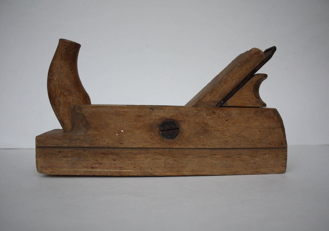 Vintage Carpenter Planer Wooden. Hand Planer Made in USSR Etsy